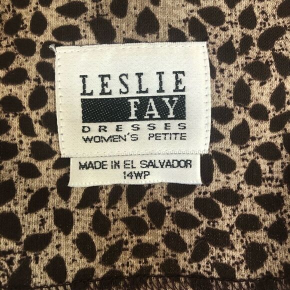 Leslie Fay Button Up Tunic Blouse Size 14 Petite - Picture 6 of 7